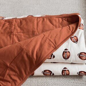 1.0 Quilted Bamboo Toddler Blanket - Little Joy Co.